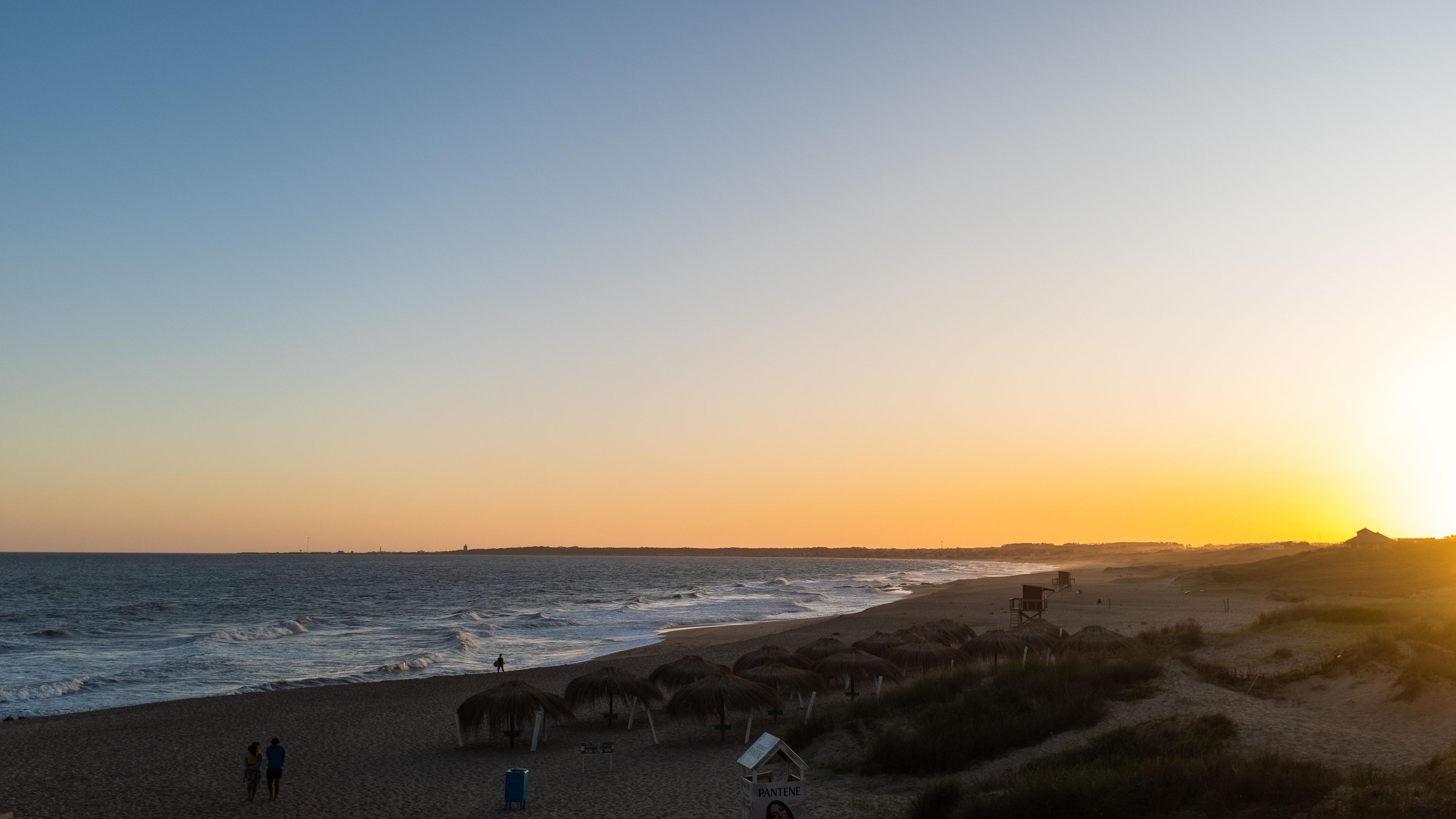 Sunset on the Uruguayan coast